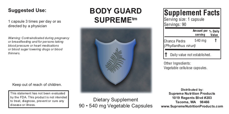 Body Guard Supreme by Supreme Nutrition Products