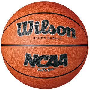 Wilson NCAA MVP Rubber Basketball 29.5