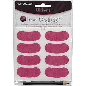 Wilson Hope Pink Eye Black Stickers