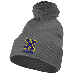 Xaverian HS Adidas Grey Pom Hat