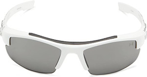 Under Armour UA Nitro L Youth Sunglasses Shiny White Gray