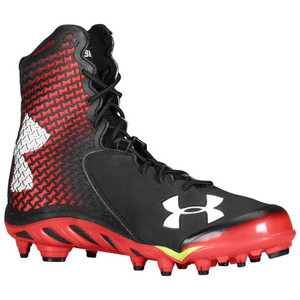 Under Armour Men’s UA Spine™ Brawler Football Cleats Red