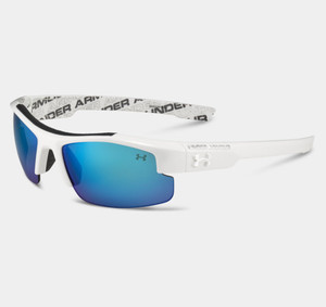 Under Armour Kids' UA Nitro L Sunglasses Shiny White