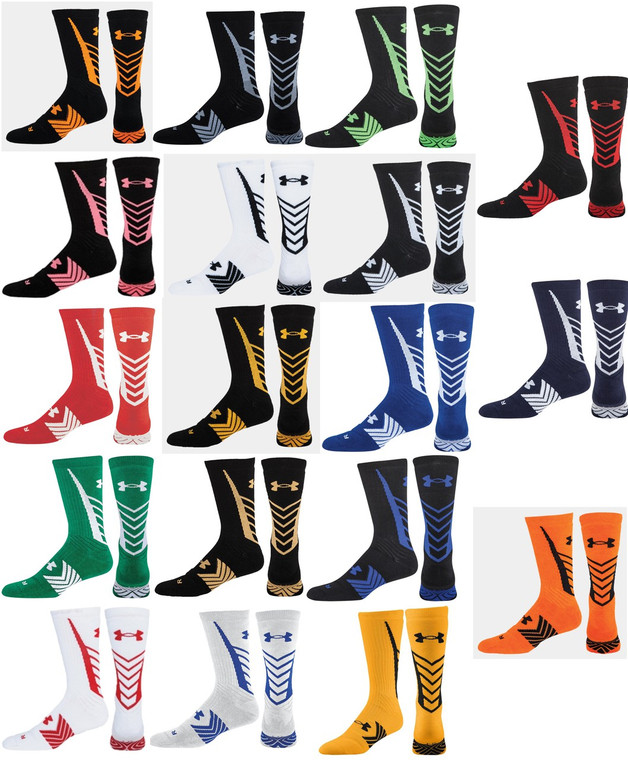 Under Armour Mens UA Undeniable Crew Socks