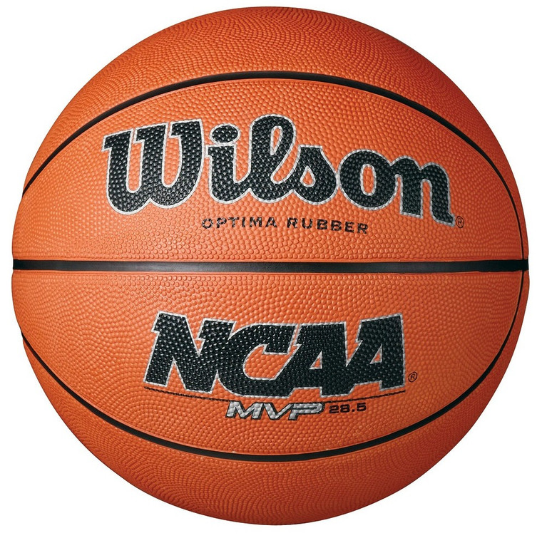 Wilson NCAA MVP Rubber Basketball 28.5