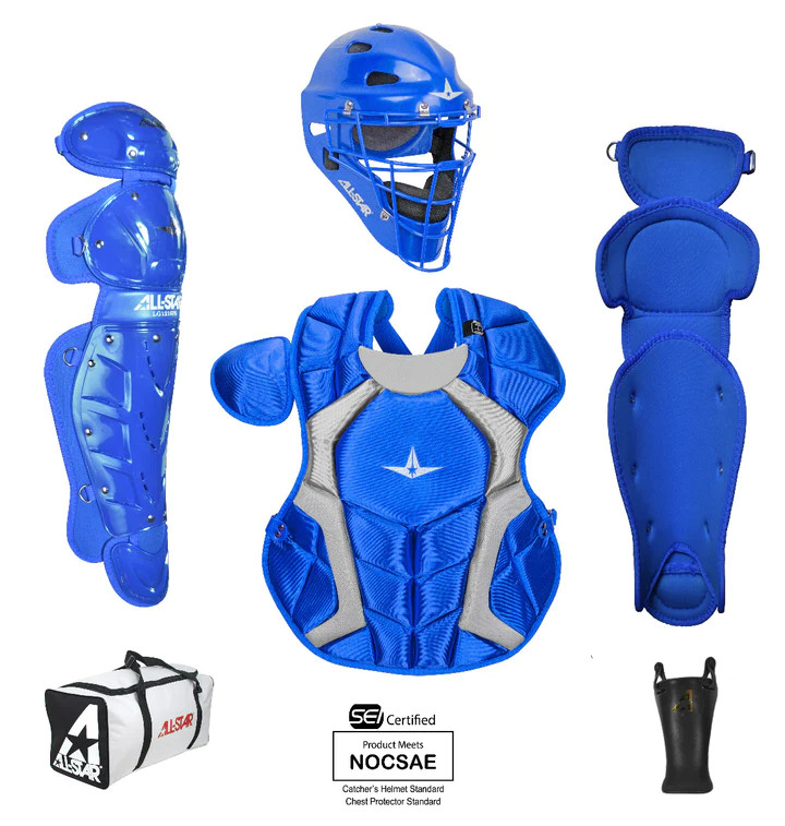 All Star Players Series Youth Catchers Box Set Fits Ages 7-9 Royal