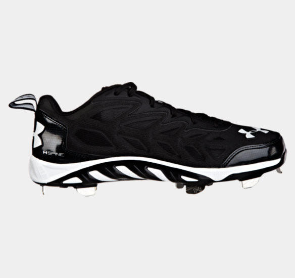 Under Armour Men's UA Spine Metal Baseball Cleat Black