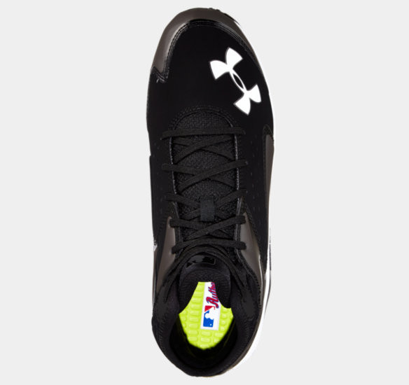 Under Armour Men Yard Mid ST Baseball Cleat Black