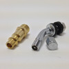 Comes standard Tire valve stem or opt for compressor fitting