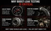 Shop Kit - Large Frame Turbos 3", 3.25", 3.5", 4" - BILLET 6061 Aluminum - Universal Shop Boost Leak Tester Kit
