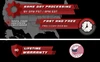 Free 2-3 day shipping over $50, ships same day by 5pm PST, lifetime warranty