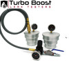 CAC pressure tester kit with gauge, fittings and adapters for charge air cooler leak testing