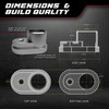 VW / Audi Intake Valve Carbon Cleaning Walnut Blasting Adapter - Billet Aluminum - Head Port Tool