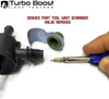 EVAP Service Port Smoke Test Adapter - 3 Piece Kit - M12x1.5 Fitting, Schrader Tool & Hose Adapter