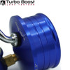 Used: 2.5" Boost Leak Tester End Cap - 6061 Billet Aluminum - 30 PSI Gauge - Anti-Slip, Schrader Valve