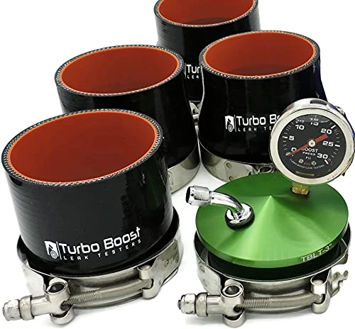 Shop Kit - Large Frame Turbos 3", 3.25", 3.5", 4" - BILLET 6061 Aluminum - Universal Shop Boost Leak Tester Kit