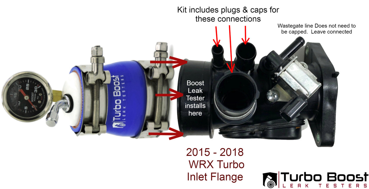 WRX FA20 (2015 +) Boost Leak Tester - For Stock Turbo intake Pipe