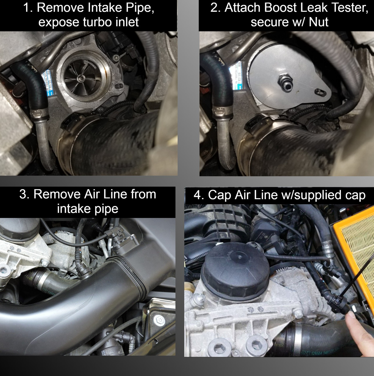 すばる BMW 335 / 435 (N55) F30 F31 F32 F33 F34 - BOOST LEAK TESTER KIT