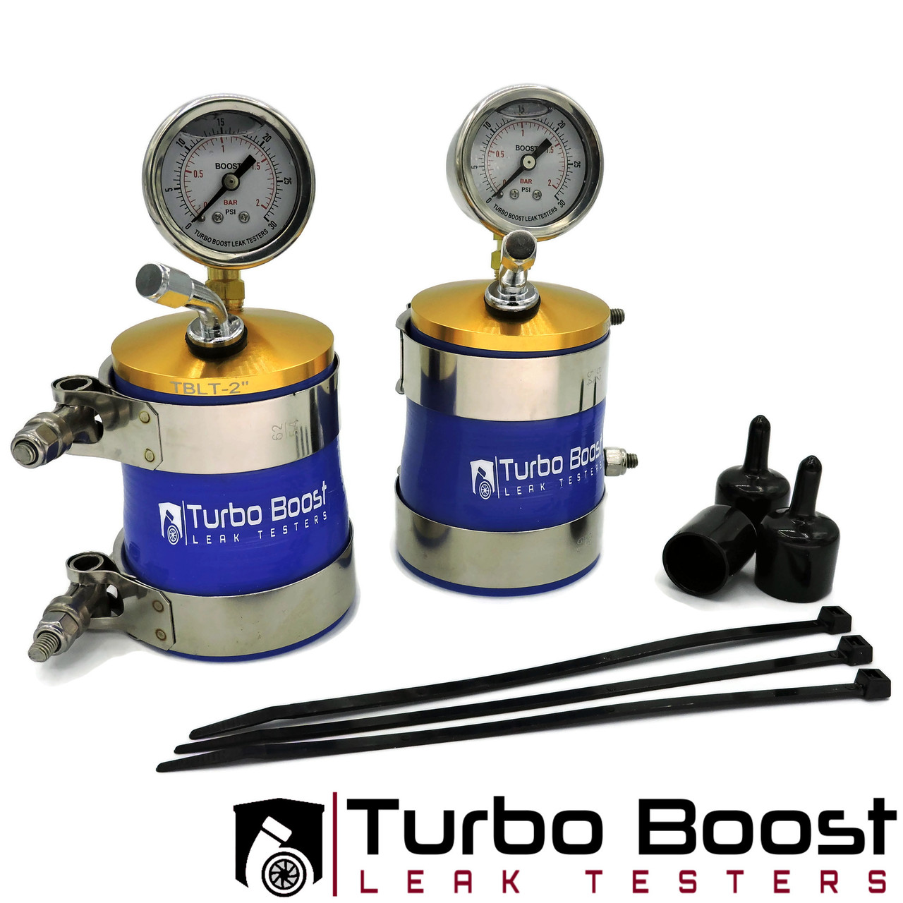 Turbo Boost Leak Tester Kit 2013+ 4.0T for the 2.5" SRM Inlets - Billet Alum Test upto 30 PSI - Includes PCV & BPV caps and new SRM inlet O-rings