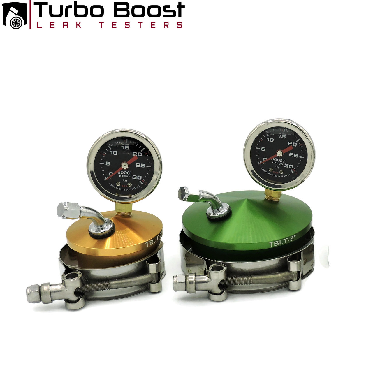 Honda Turbo Boost Leak Tester Shop Kit 2"-4" - Small Frame Turbos - Billet Aluminum, 30 PSI