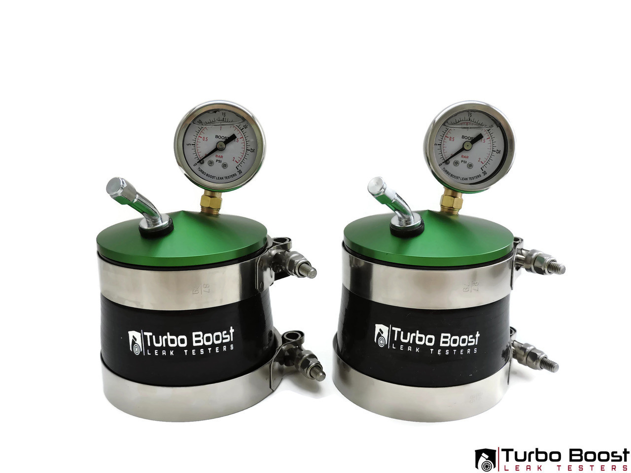 Ford F-150 2.7L EcoBoost Twin Turbo Boost Leak Tester - Twin 1.75" - Billet Aluminum 30 PSI - Find P0299 Leaks