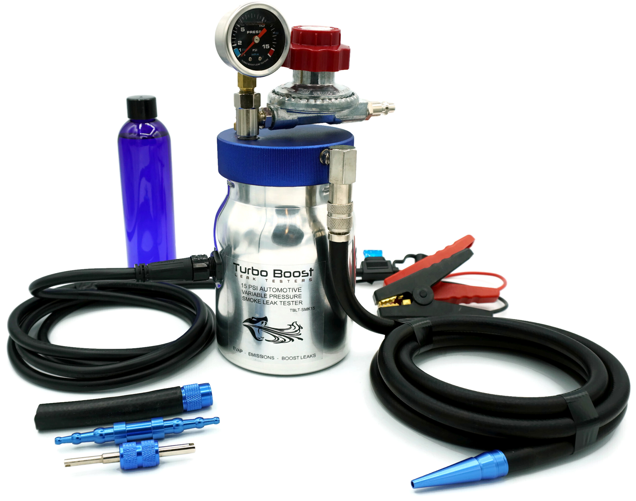 Automotive Smoke Machine Leak Detector Test Boost Leaks upto 15 PSI Automotive Smoke Machine Leak Detector Test Boost Leaks upto 15 PSI
