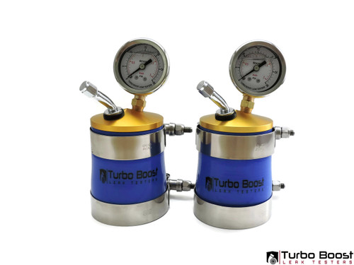 Porsche 991 Twin Turbo Boost Leak Tester - TWIN 2.25" - Billet Aluminum