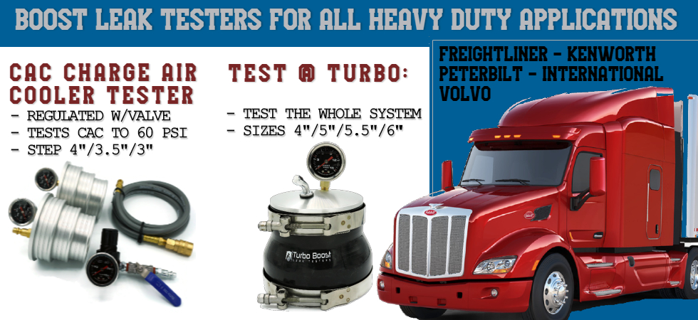 Turbo Boost Leak Testers - Get Your Boost Back!