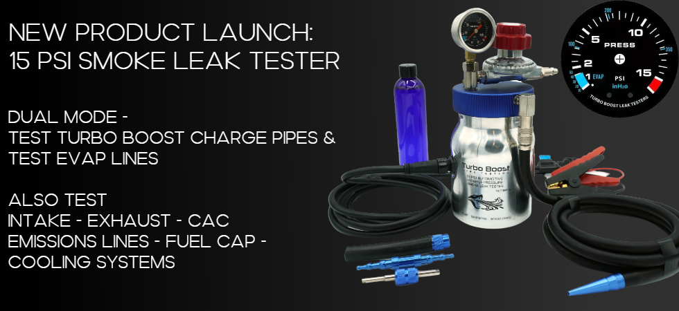 4 inch Turbo Boost Leak Tester - Leak Detector - 6061 Billet Aluminum - 30  PSI - Check Test Intake Charge Pipe Pressure Leaks - Includes Both Tire