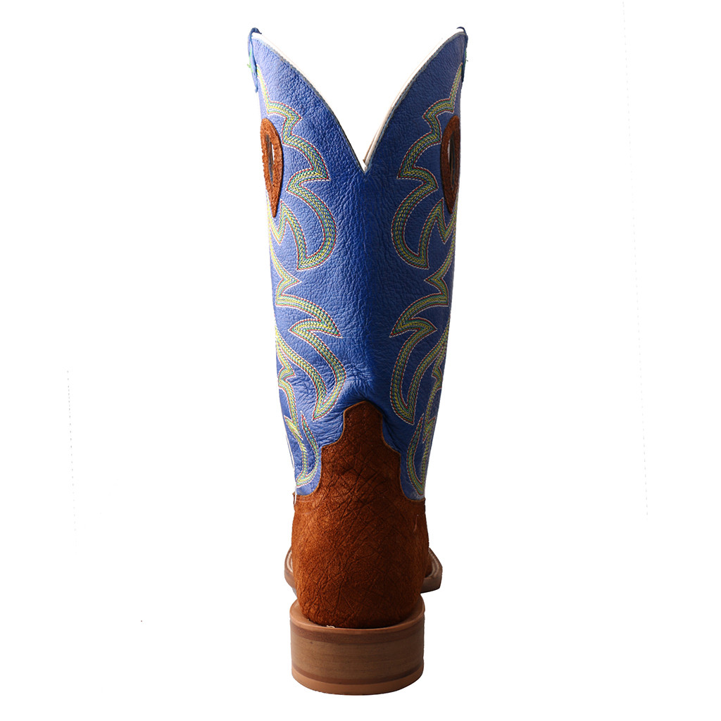 Men's Twisted X Work Boot, Cognac R/O Hippo, Square Toe - Chick
