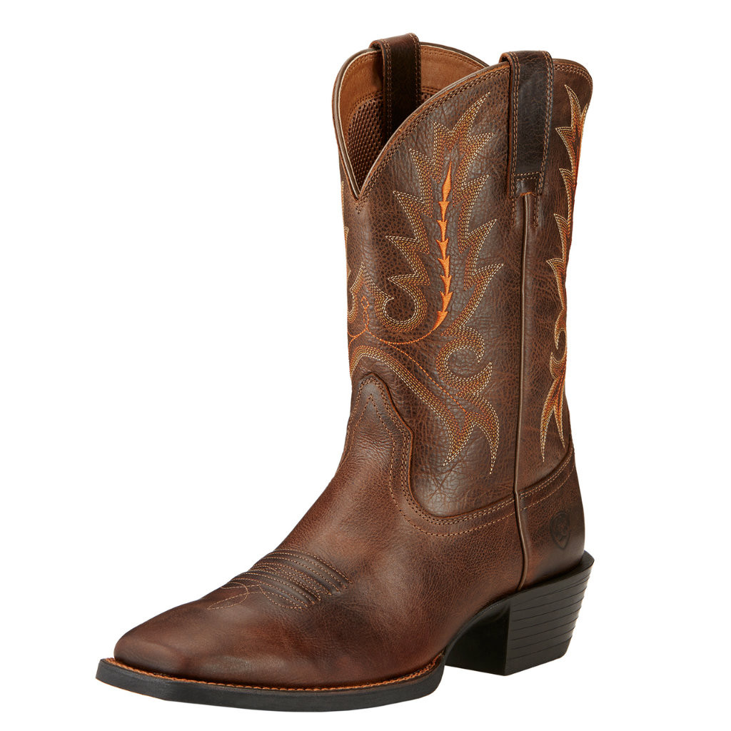 ariat boots orange