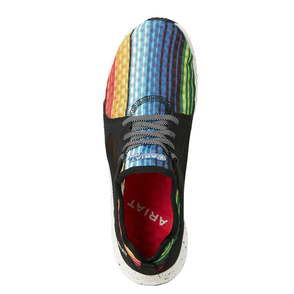 Women's Ariat Tennis Shoe, Fuse Rainbow 