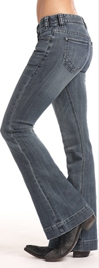 Women's Rock & Roll Jeans, High Rise Trouser, Vintage - Chick Elms