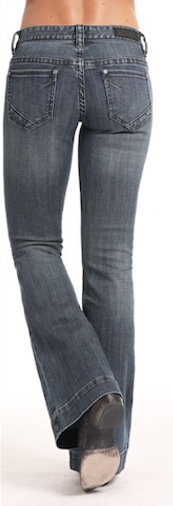 Women's Rock & Roll Jeans, Trouser Fit, Medium Vintage Wash