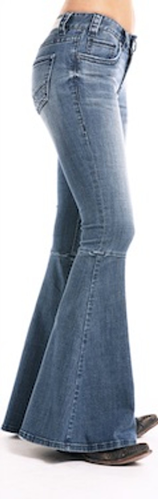 Women's Rock & Roll Jeans, Mid Rise, Ultra Flare