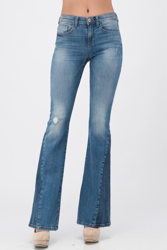 Women's Sneak Peek Jeans, Mid Rise, Flare Leg - Chick Elms Grand Entry ...