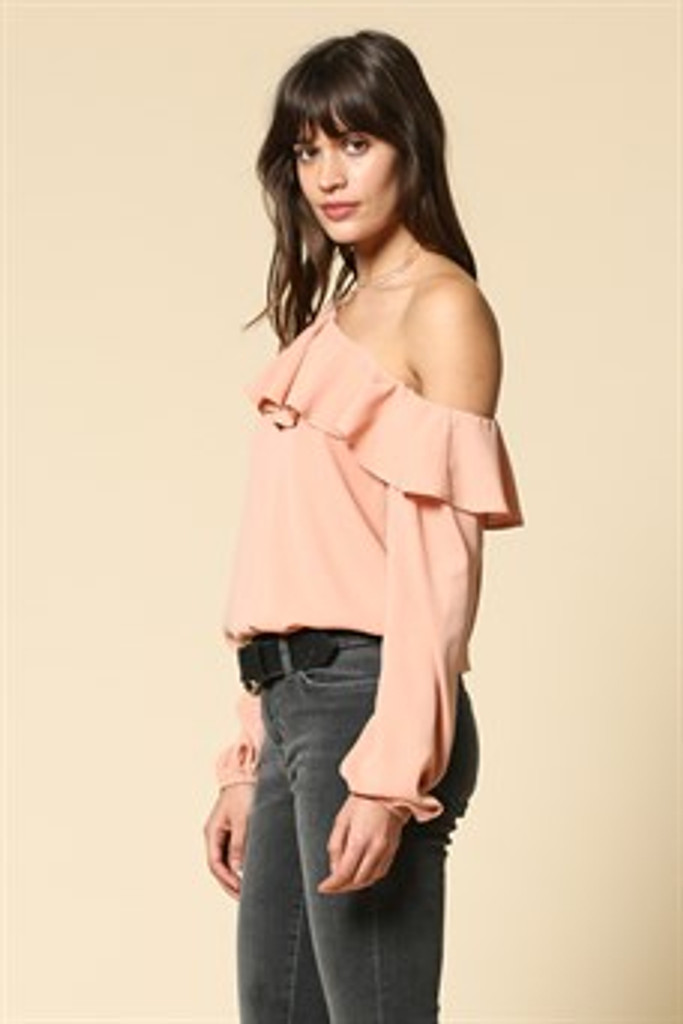 Women's By Together Top, One Shoulder, Ruffle