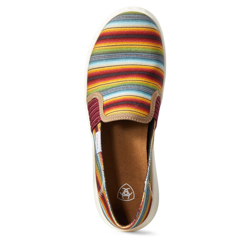 Women's Ariat Shoe, Ryder, Old Muted Serape Slip On