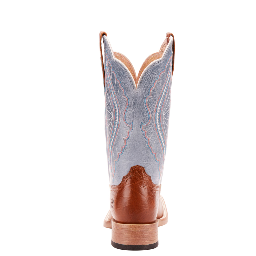 Women's Ariat Boot, Primetime, Ginger Snap and Baby Blue