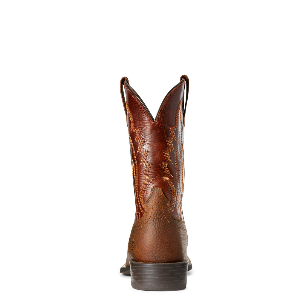 Men's Ariat Boot, Sport Riggin, Copper Penny Vamp with Rust Red Shaft