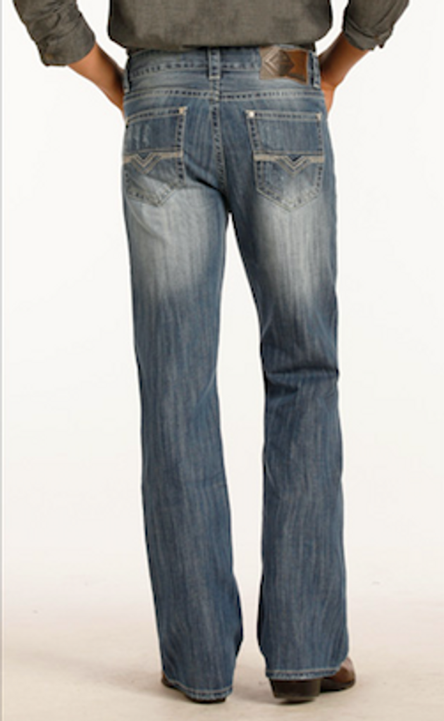 Men's Rock & Roll Jean, Medium Wash, Double Barrel Pocket
