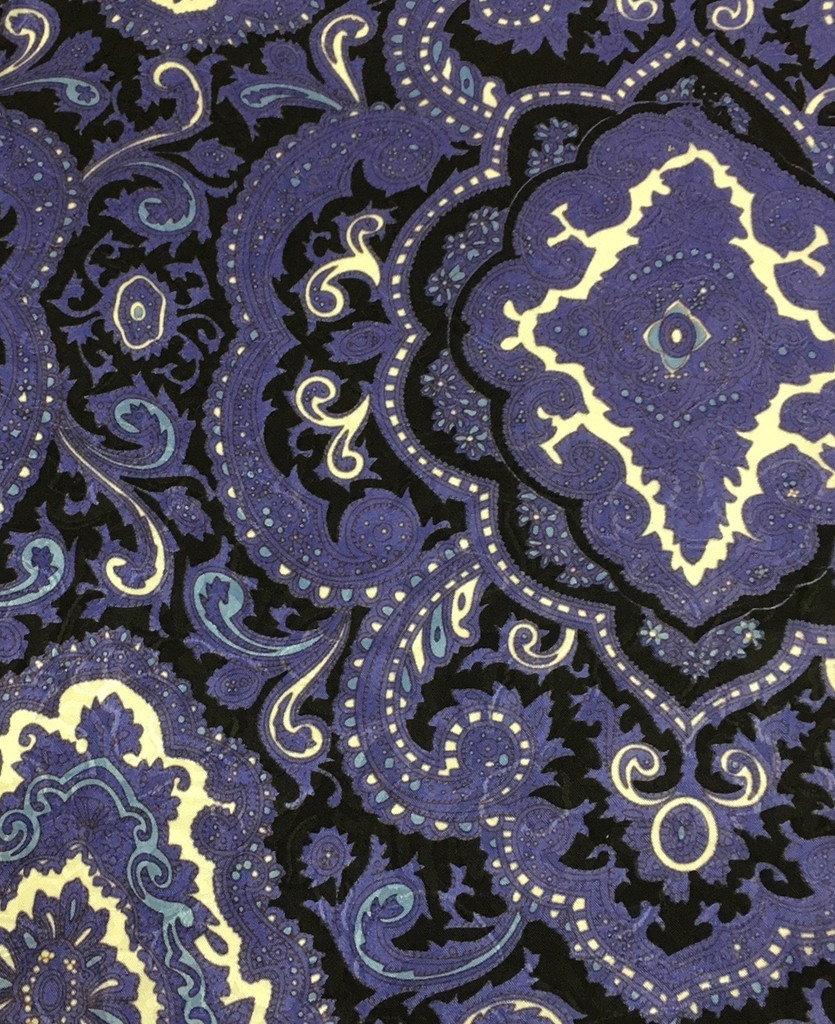 Wyoming Traders Wild Rags, Paisley Purple and Black