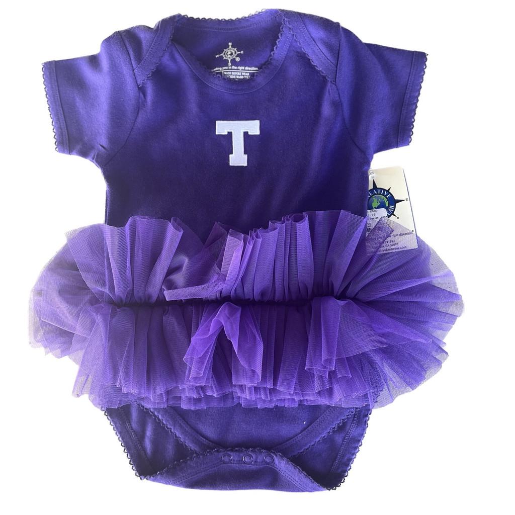 Baby TSU Onesie, Purple Tutu