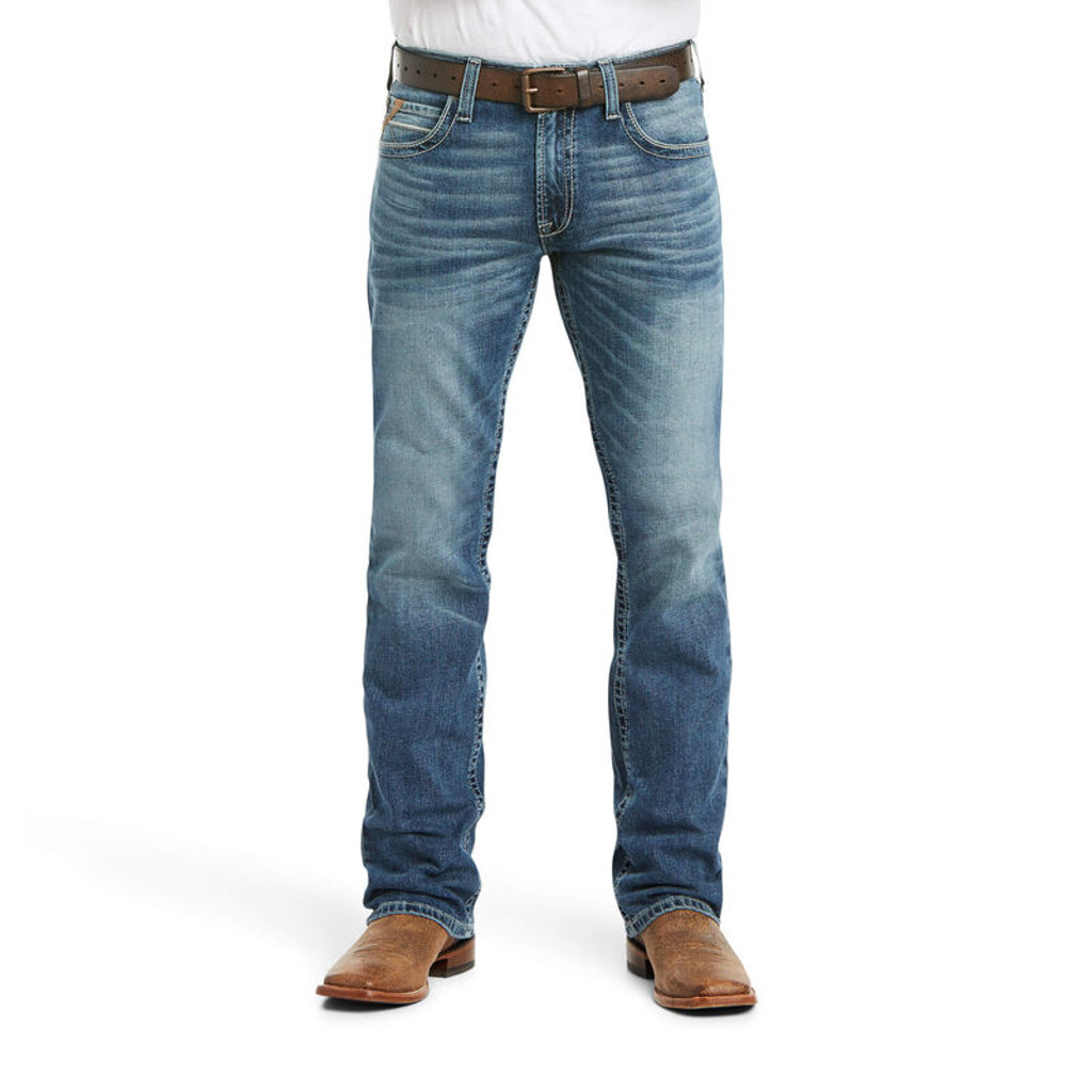 Men's Ariat Jeans, M5 Straight, Harper, Medium Wash