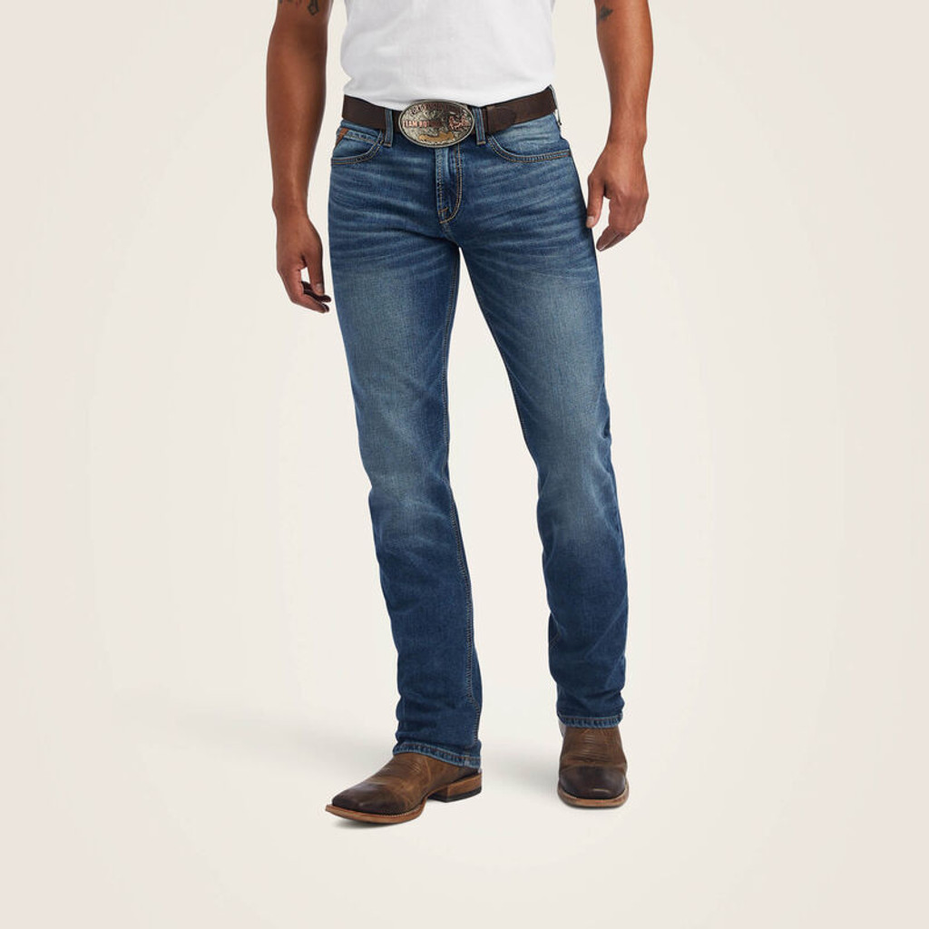 Men's Ariat Jeans, M7, Madera Samwell, Straight Leg, Plain Pocket