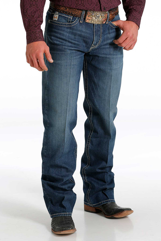 Men's Cinch Jeans, Grant Medium Stone Wash, 11/22