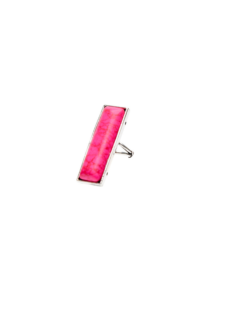 West & Co Ring, Adjustable Pink Bar