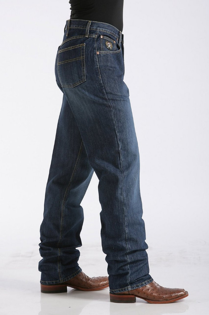 Men's Cinch Jeans, Black Label Dark Stone Sandblast