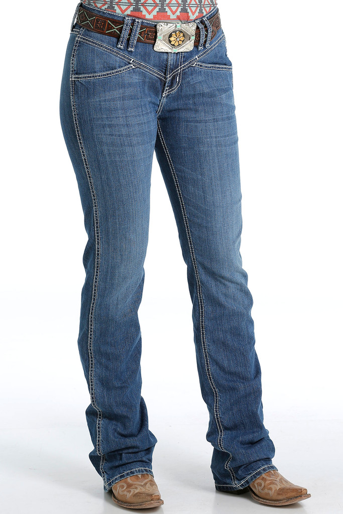 Women's Cruel Jeans. Hannah. Retro Boot Cut. Medium Wash