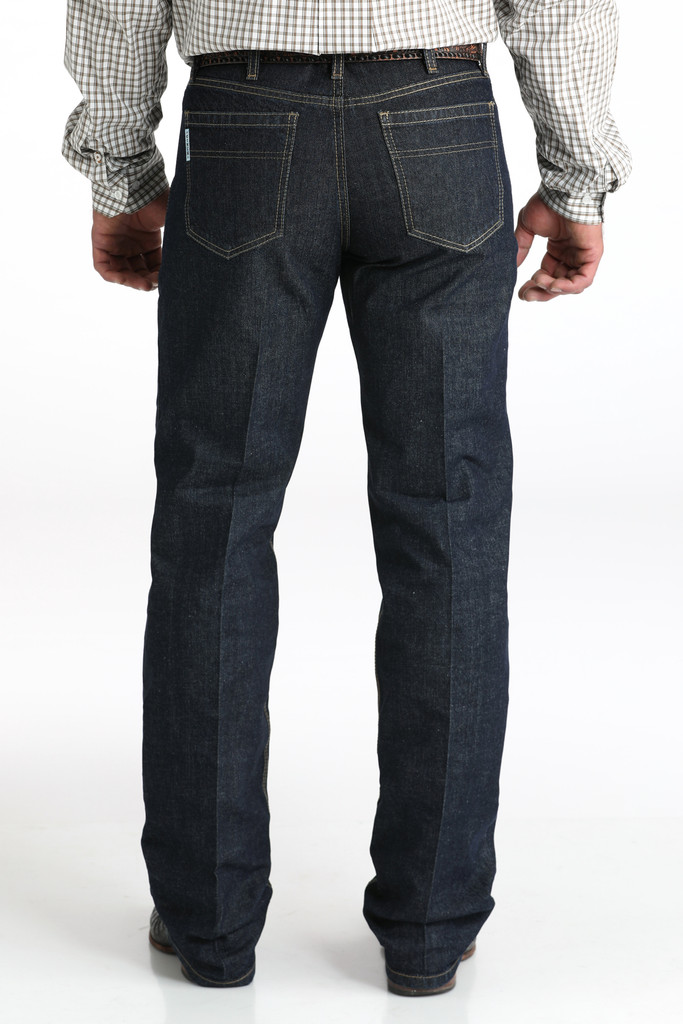 Men's Cinch Jeans, White Label, Dark Wash, Clean 2 Line Pocket